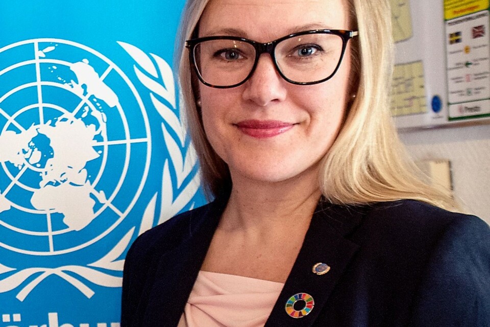 Annelie Börjesson, ordförande i Svenska FN-förbundet.