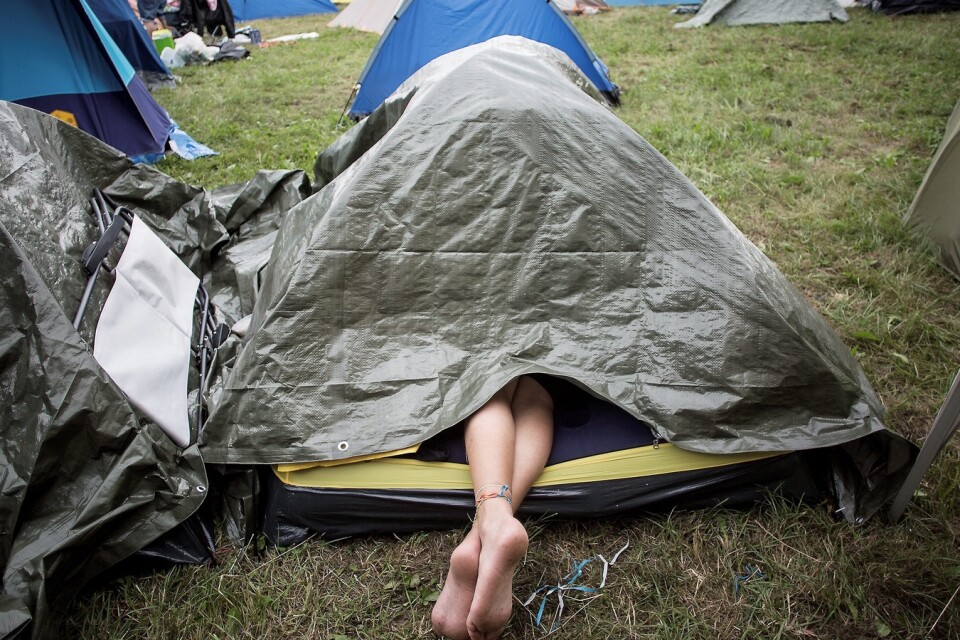 Campingplatserna på Helgeåfestivalen är eftertraktade. FOTO: JÖRGEN JOHANSSON/ARKIV