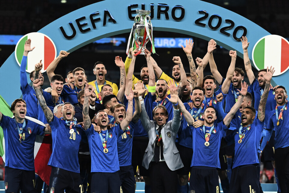Italien är Europamästare i fotboll.