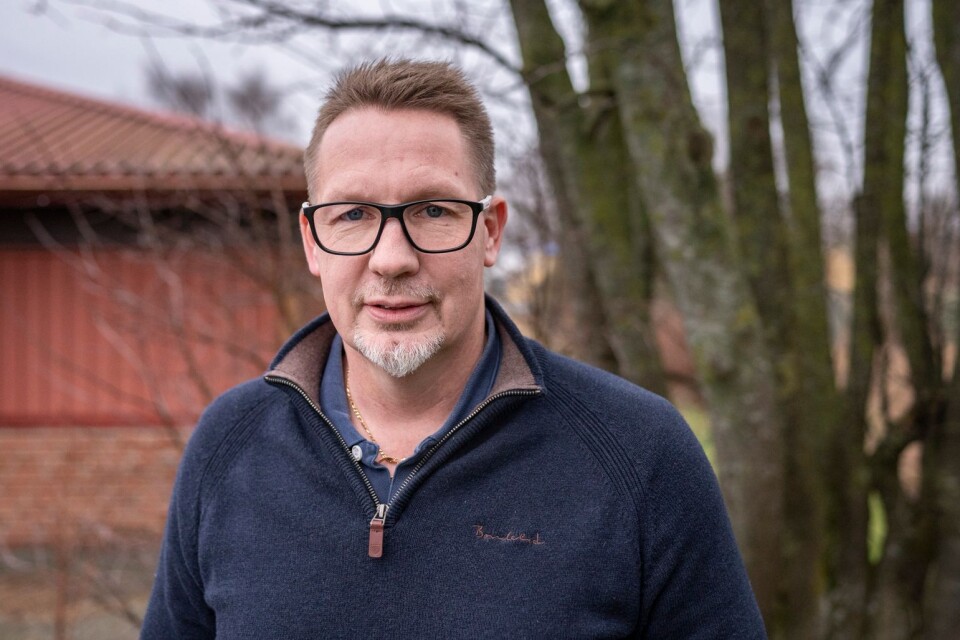 Jörgen Martinsson är vd för branschorganisationen Svensk mink,.