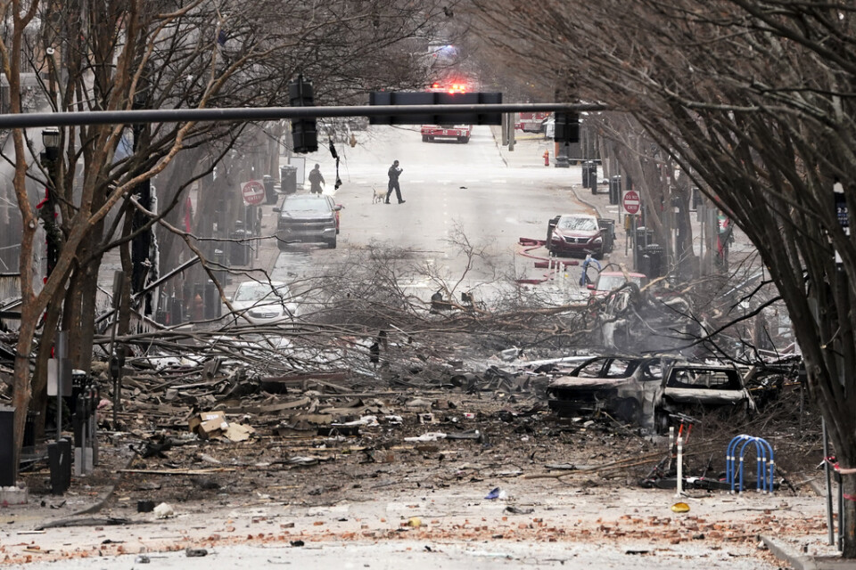 Explosionen på juldagsmorgonen orsakade förödelse i centrala Nashville.