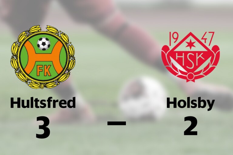 Hultsfred vann tidiga seriefinalen mot Holsby