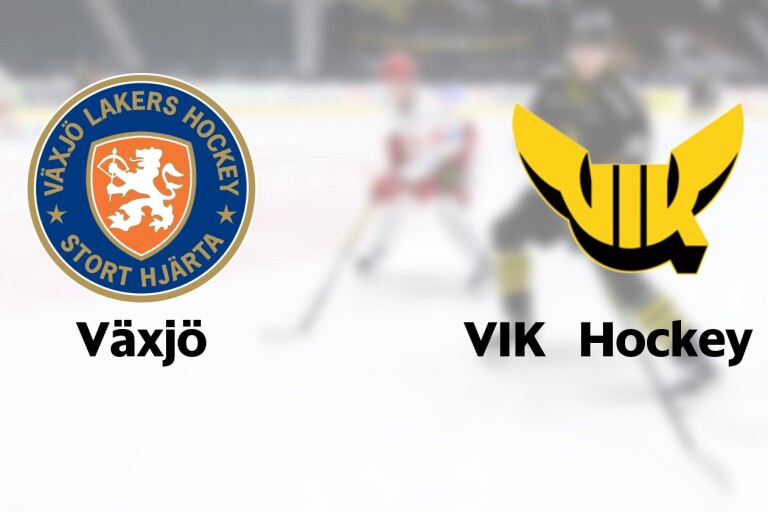 Chans att avgöra för Växjö hemma mot VIK Hockey J20