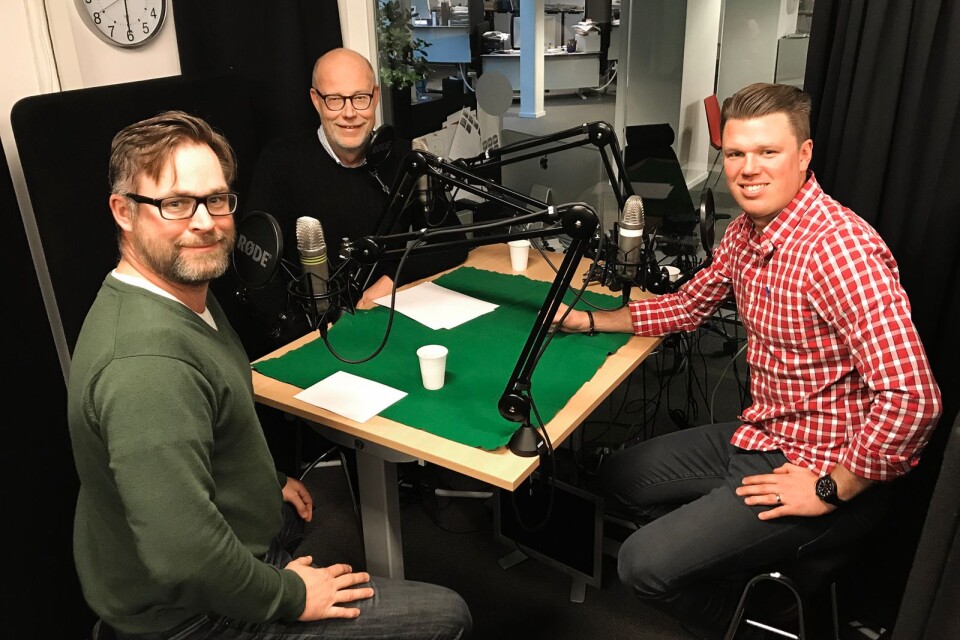 Daniel Enestubbe, Dan Magnusson och Christian Järdler.