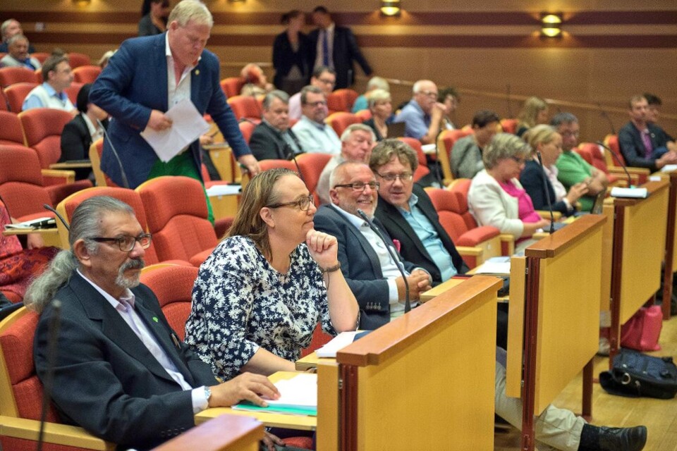Kommunfullmäktige i Karlskrona ska ta ställning till ansvarsfrihet för hela socialnämnden i Karlskrona i maj. Bilden är tagen under budgetfullmäktige 2016. Foto: Maths Olsson