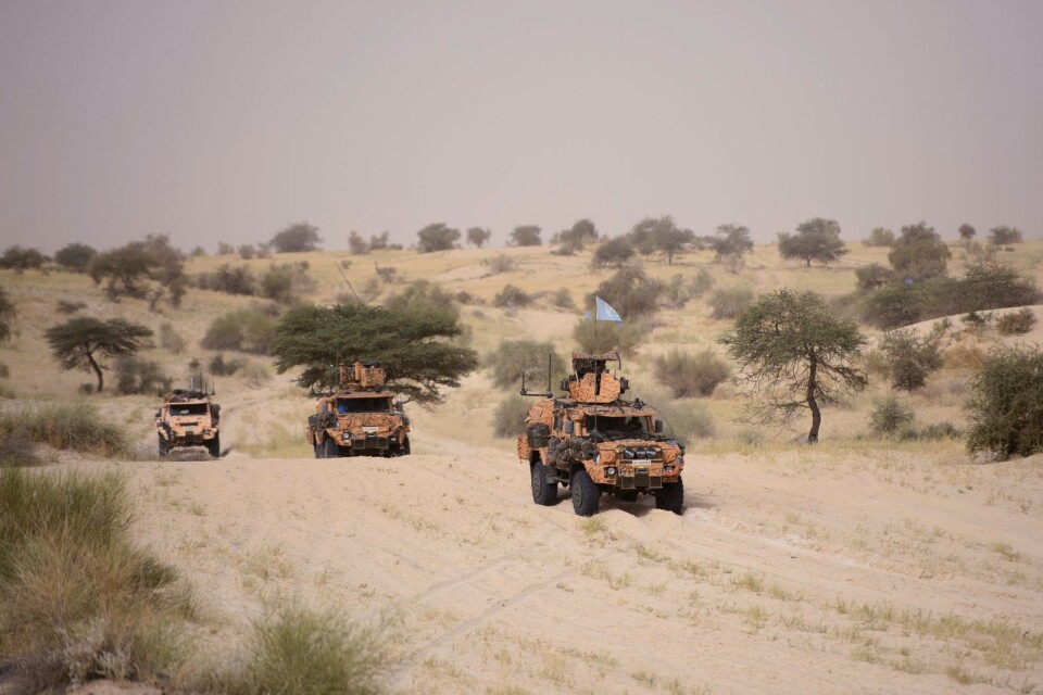 Den svenska FN-styrkan lyder under FN:s insats i Mali, Minusma. Förbandet opererar huvudsakligen från Camp Nobel strax söder om Timbuktu och är ett underrättelseförband. (Arkivbild)