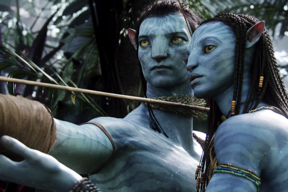 På bilden syns karaktärerna Neytiri (till höger) och Jake i "Avatar" från 2009. Arkivbild.