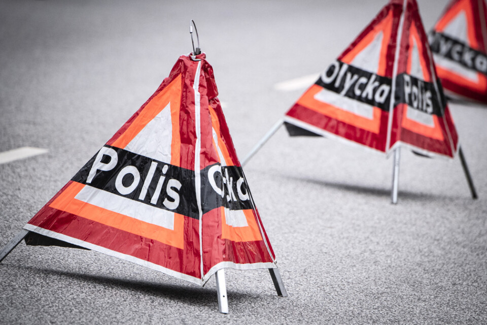 E22 utanför Kristianstad fick spärras av helt efter en stor trafikolycka. Arkivbild.