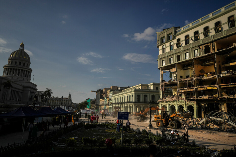 Explosionen skedde mitt i den äldre delen av Havanna.