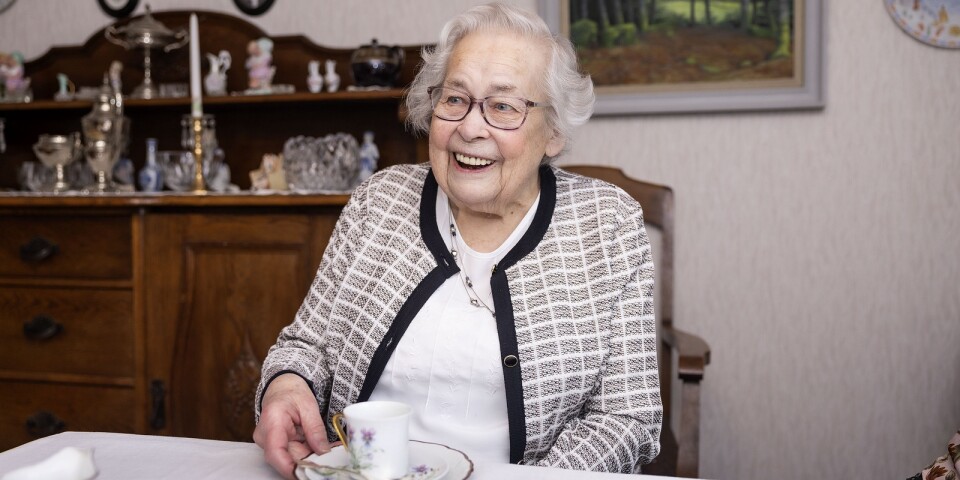 Nu ska 100-åringen firas: ”Trodde aldrig jag skulle bli så gammal”