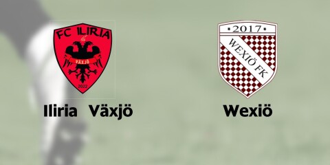 Iliria Växjö förlorade mot Wexiö FK