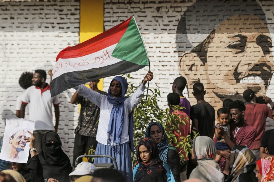 Demonstration i Sudans huvudstad Khartum till minne av de som dödades i säkerhetsstyrkornas attack den 3 juni.