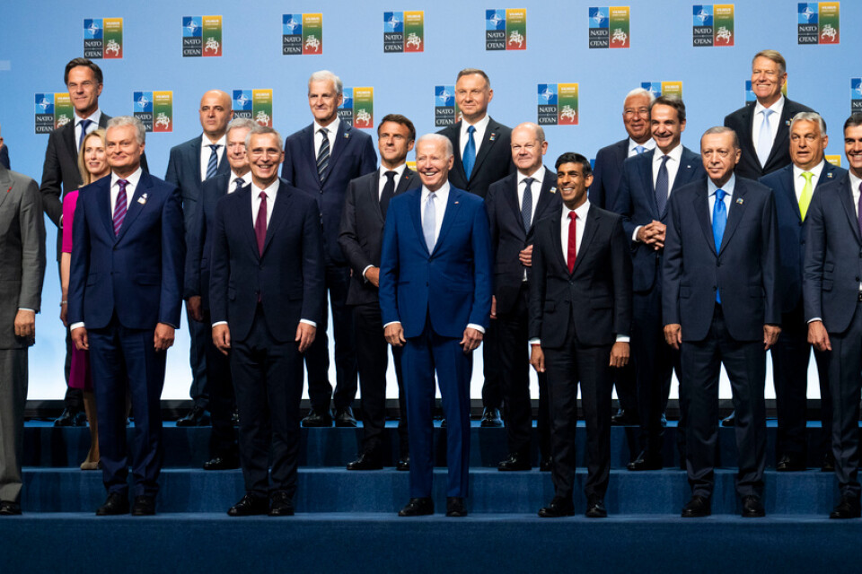 Natoledarna har samlats för toppmöte i Vilnius.