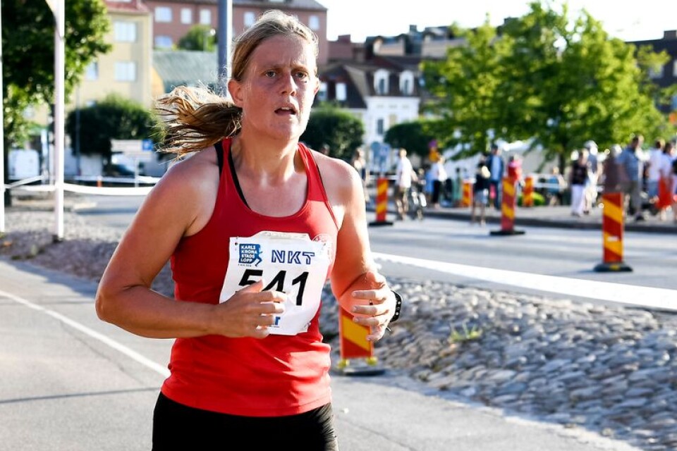 Sandra Södergren blev bästa Blekingelöpare i Göteborgsvarvet.