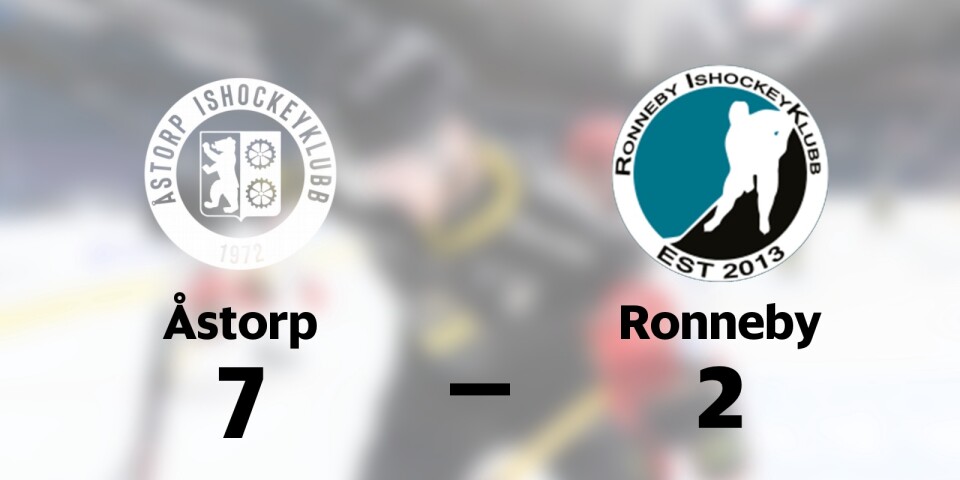 Tung förlust för Ronneby borta mot Åstorp