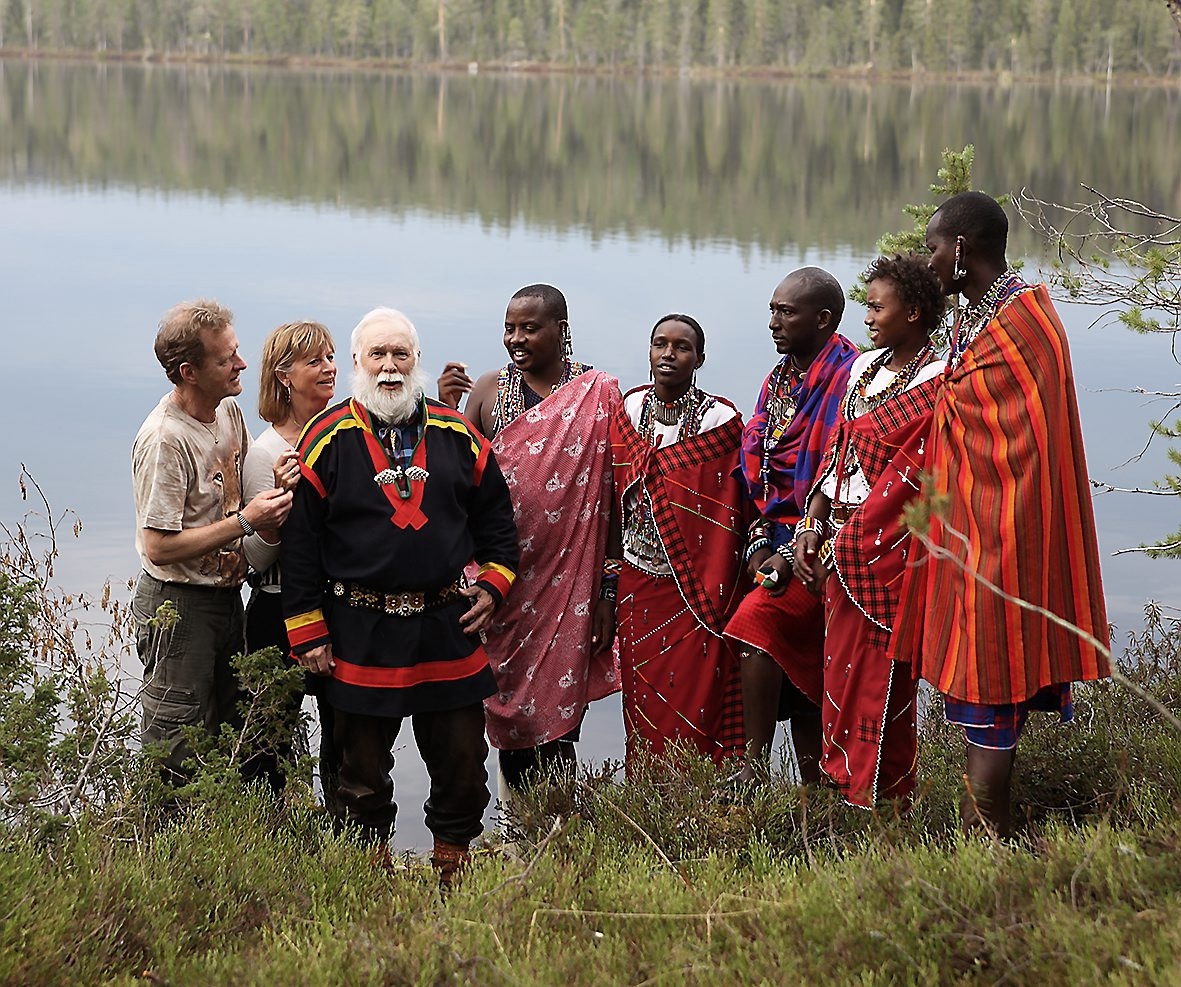 Under ett fem veckor långt besök hos Afrikahuset i Sverige fick fem massajer bland annat möta samefolket i Ritsemfjällen.Foto: privat