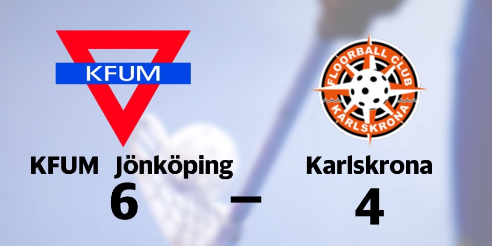 KFUM Jönköping vann mot FBC Karlskrona