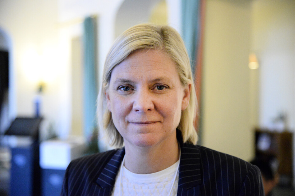Magdalena Andersson (S) har som finansminister deltagit på Världsekonomiskt årsmöte i Davos flera gånger. Arkivbild.