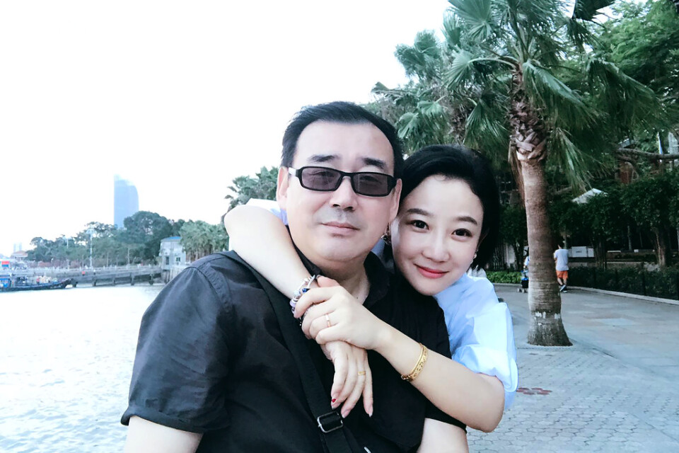 Yang Hengjun, här med sin fru Yuan Xiaoliang. Arkivbild.