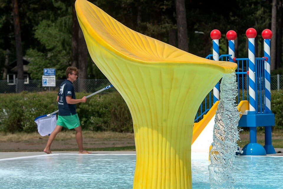 The Kantarell open-air poolin Åhus has recently  been refurbished.