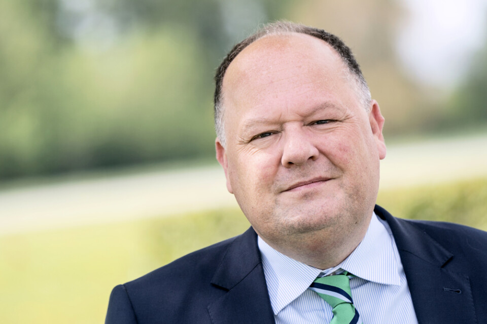 Torkild Strandberg, ordförande för Skåneliberalerna, vill att partiet ska kunna söka stöd från SD för en borgerlig regering efter nästa val. Arkivbild.