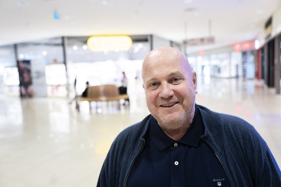 "Det här är första gången som vi vågar tro att torkan ska vara över. Jag känner mig som ett barn på julafton", säger Ståle Lövheim, chef för Nordby shoppingcenter i Strömstad.