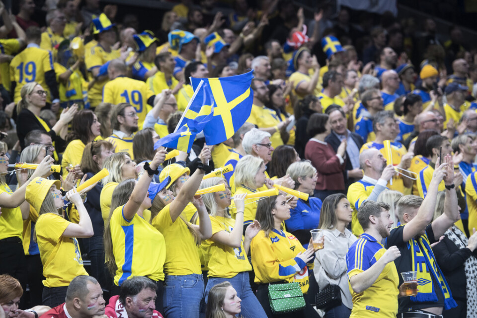Svenska framgångar är viktigt för att handbolls-EM ska bli en ekonomisk succé. Arkivbild.