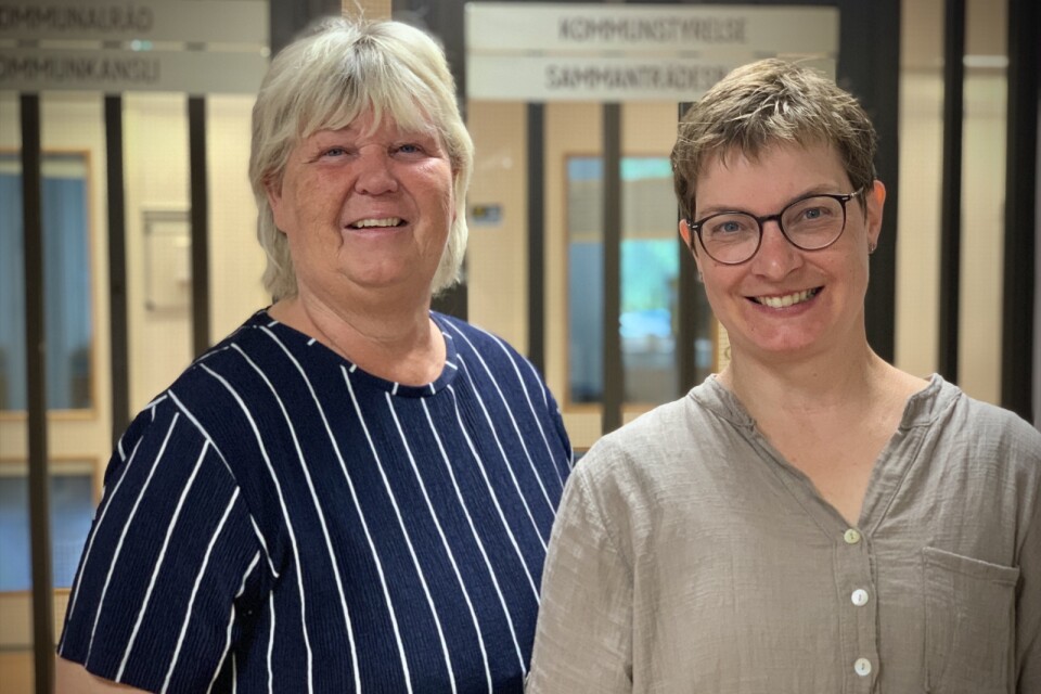 Kommunalråden Lena Wallentheim (S) och Lina Bengtsson (M) har en gedigen uppgift att förbättra företagsklimatet i Hässleholm.