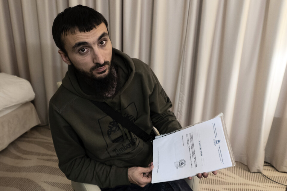 Den tjetjenske bloggaren Tumso Abdurachmanov. Arkivbild.