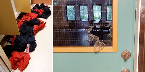 Krossade fönster och utrivna skåp har blivit en tråkig vana i Vislandaskolans kök de senaste två veckorna.