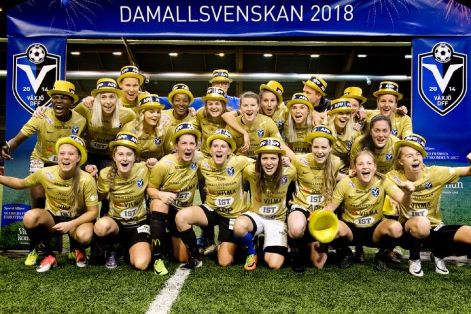 Smålandsposten ska sända alla Växjö DFF:s matcher i allsvenskan under säsongen 2018.