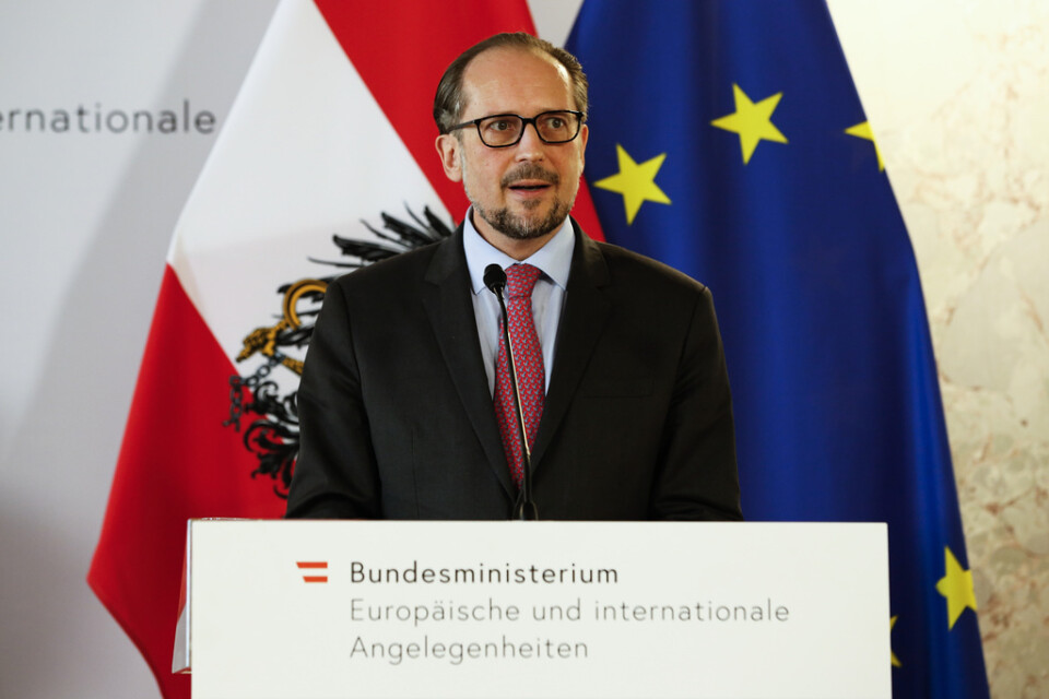 Alexander Schallenberg (ÖVP) är Österrikes utrikesminister och får nu ta över posten som landets förbundskansler. Arkivbild