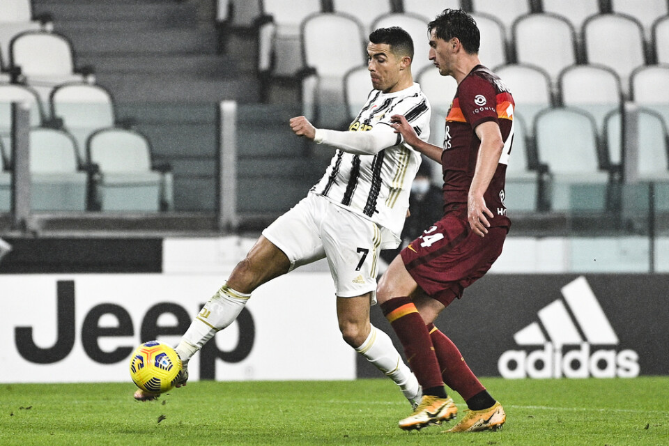 Cristiano Ronaldo visade Juventus vägen fram till tre poäng mot Roma.