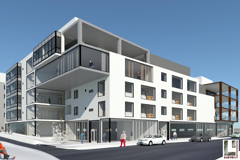 The new residential area Bajonetten will have new shops, office space, a preschool and 200 apartments.