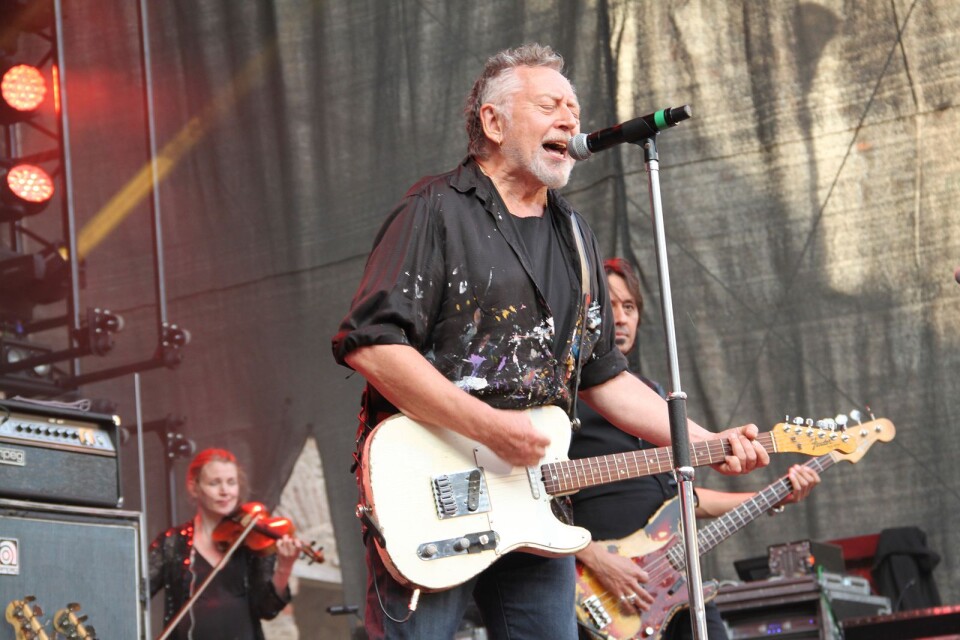Ulf Lundell när han senast spelade i slottsruinen 2019 – totalt har det blivit 21 konserter.