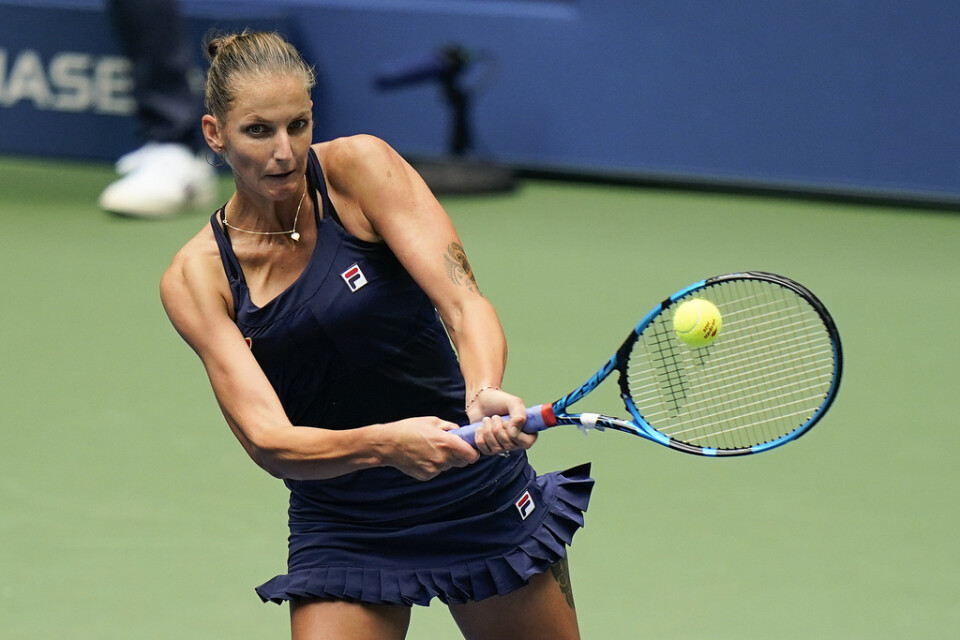 Karolina Pliskova, Tjeckien, jagar sin första seger i US Open. 28-åringen imponerade i den första omgången.