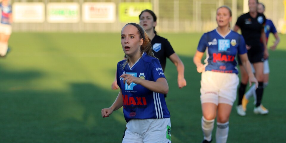 Matilda Hedén (arkivbild) gjorde Mariedals 1–0-mål borta mot Skultorp.