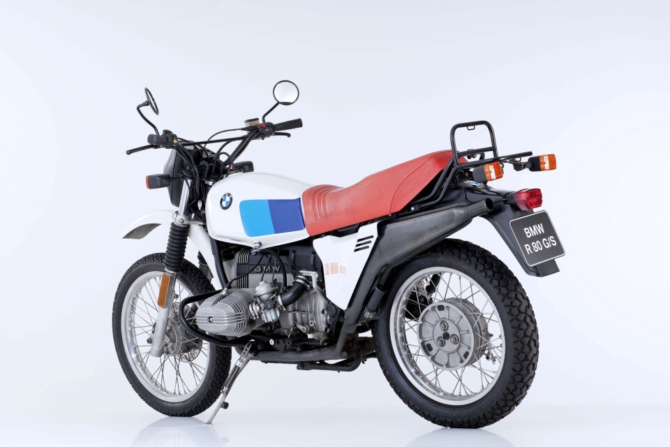 Hojen R 80 G/S kom 1981, samma år som BMW vann rallyt mellan Paris och Dakar.