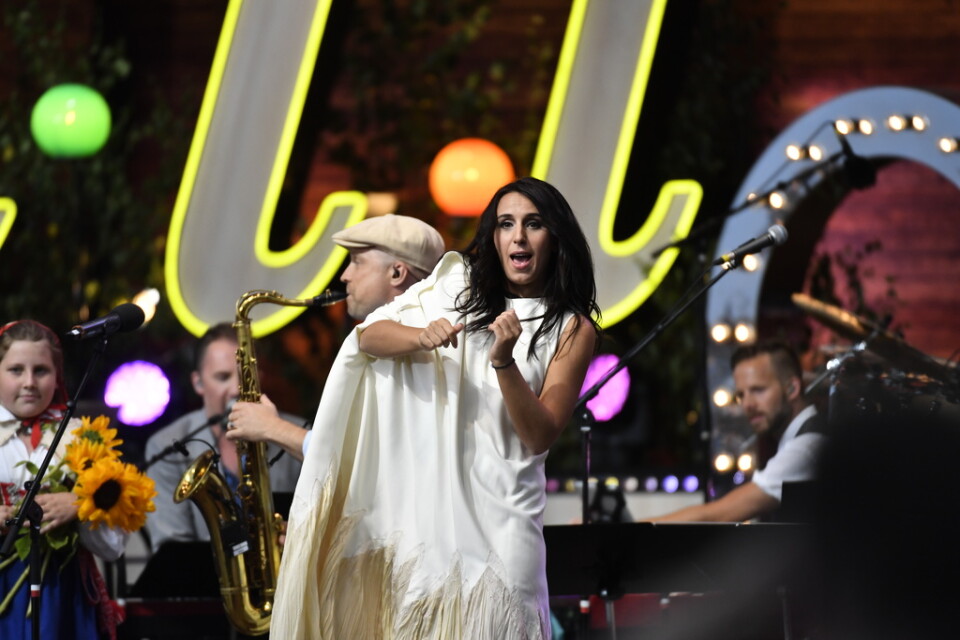 2016 vann Jamala Eurovision Song Contest och uppträdde i Allsång på Skansen. Arkivbild.