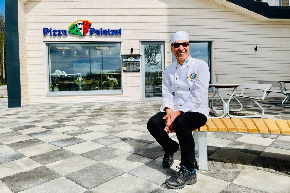 Hassan Saroee är stolt över sin nya pizzeria i Snurrom. Nu har han fått upp ångan rejält och siktar på fler nyetableringar.