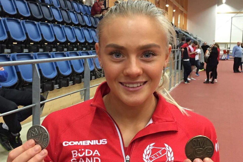 Lovisa Karlsson plockade hem dubbla medaljer.