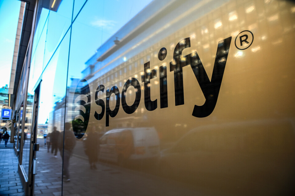 Spotifys kontor i centrala Stockholm. Arkivbild.