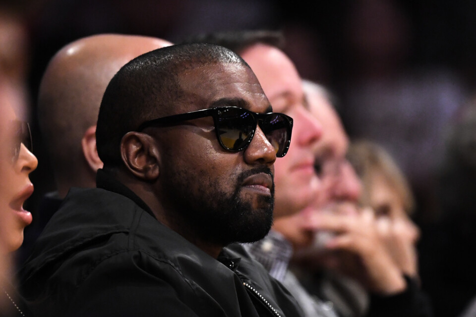 Rapparen Kanye West donerar miljoner. Arkivbild.