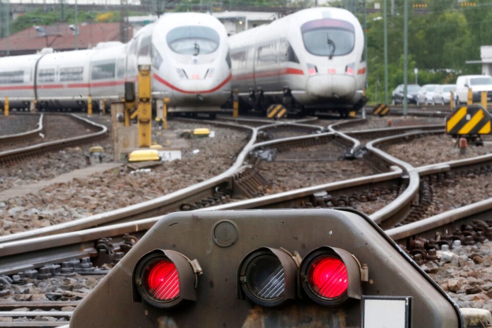 Två tåg har kolliderat i Tyskland. Arkivbild.