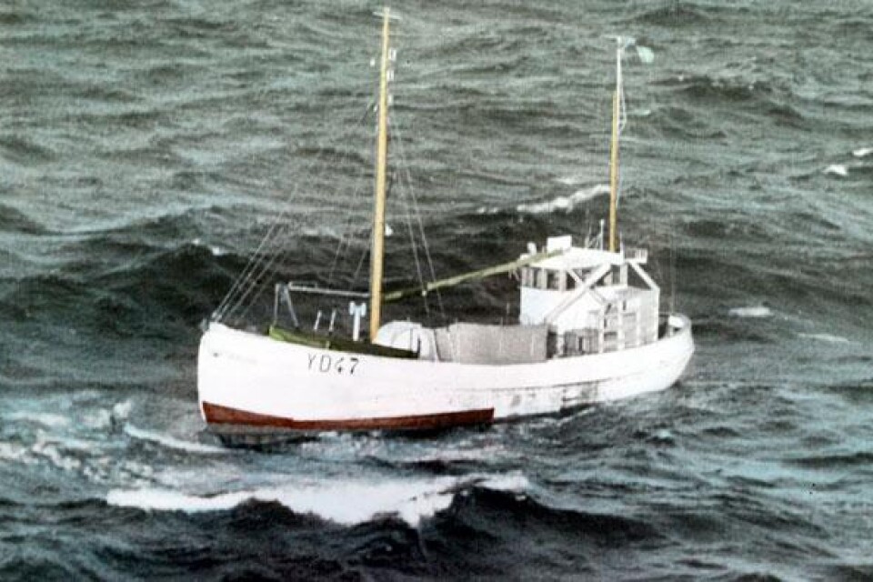 När Herbert Wallin var 17 år blev han skeppare för fiskeskutan Atlantic. Nu vilar hon på Vänerns botten.