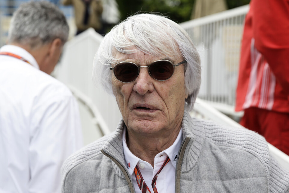 Förre F1-chefen Bernie Ecclestone. Arkivbild
