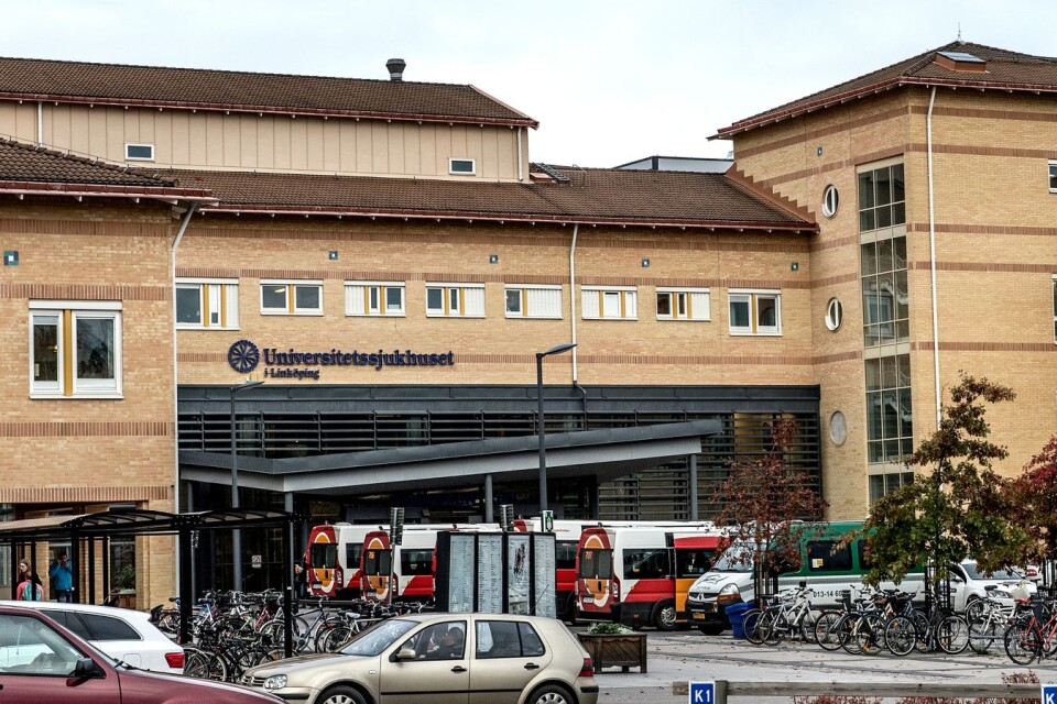 Universitetssjukhuset i Linköping har drabbats av ett läckage sedan en avloppsstam har gått sönder. Arkivbild.