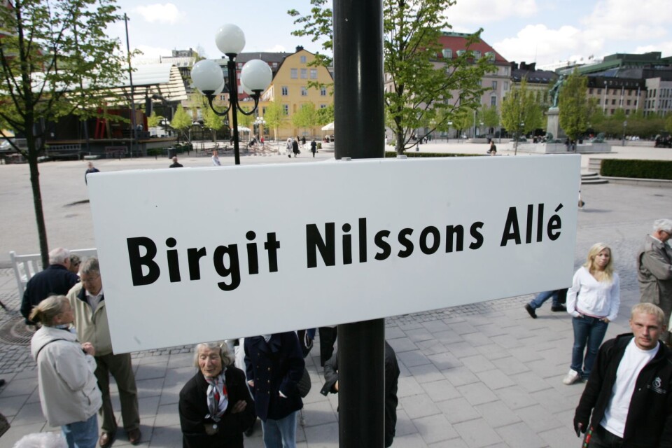 För drygt tio år sedan döptes en del av Kungsträdgården i Stockholm om till Birgit Nilssons Allé.