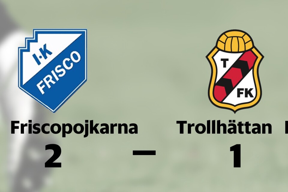 IK Friscopojkarna vann på hemmaplan mot Trollhättan FK