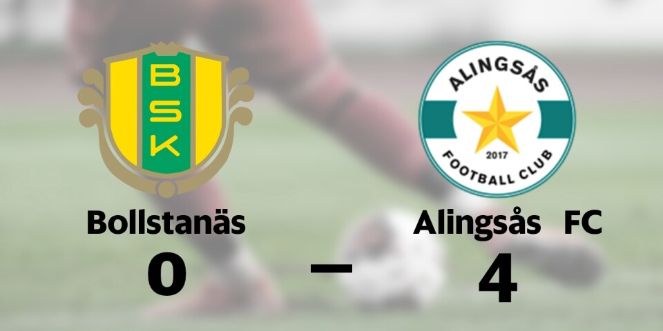 Alingsås FC segrade mot Bollstanäs på bortaplan
